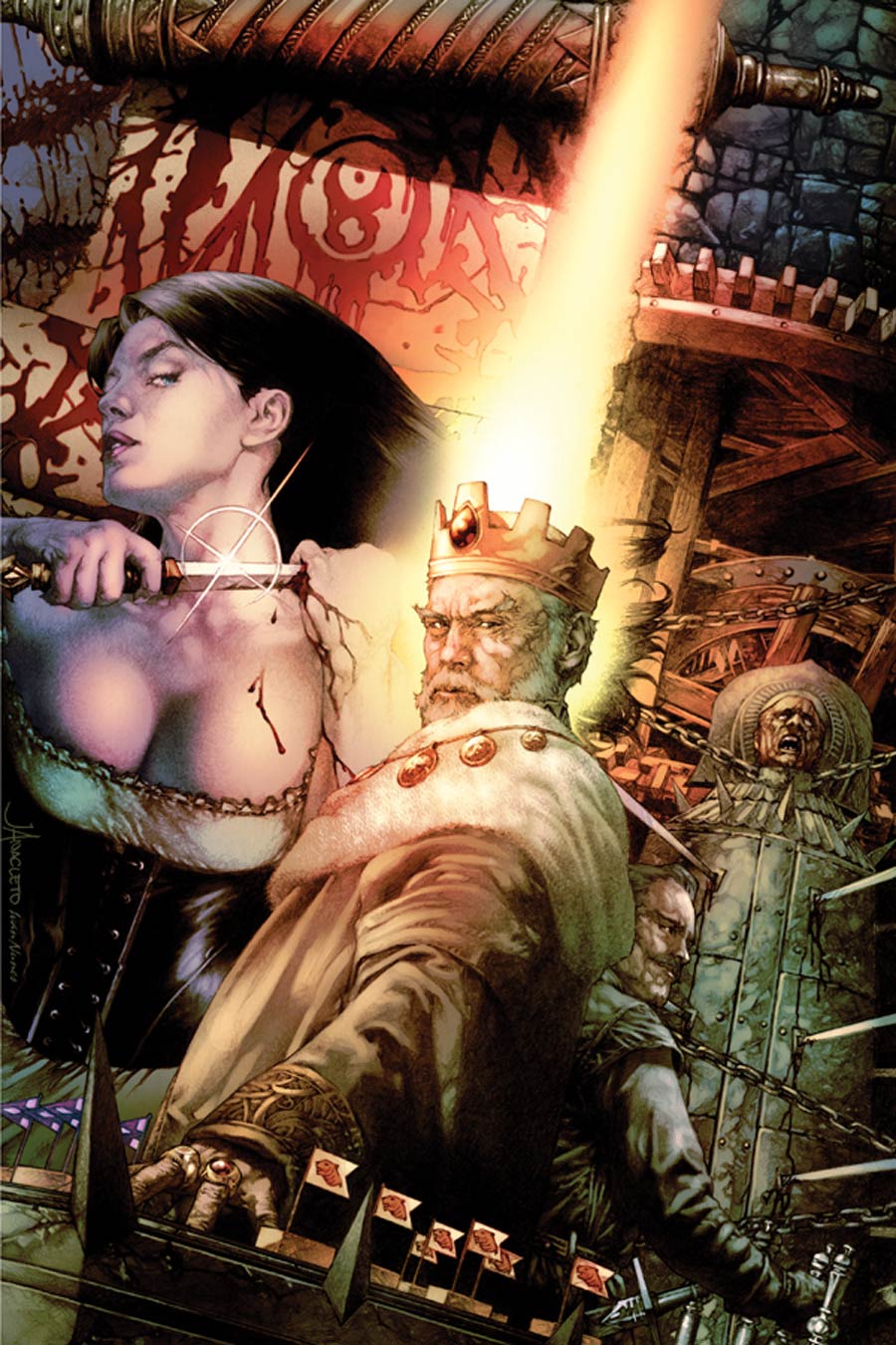 Blood Queen #4 Cover E High–End Jay Anacleto Virgin Art Ultra-Limited Variant Cover (ONLY 25 COPIES IN EXISTENCE!)