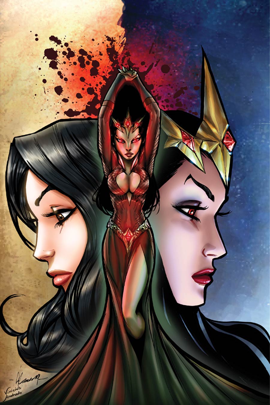 Blood Queen #4 Cover F High–End Ale Garza Virgin Art Ultra-Limited Variant Cover (ONLY 25 COPIES IN EXISTENCE!)