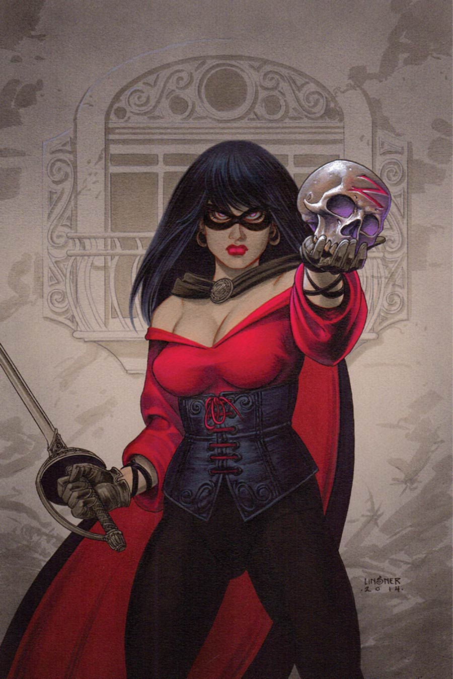 Lady Zorro #3 Cover C High-End Joseph Michael Linsner Virgin Art Ultra-Limited Variant Cover (ONLY 50 COPIES IN EXISTENCE!)