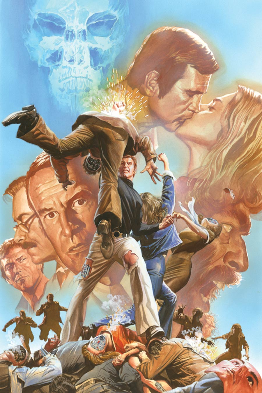 Six Million Dollar Man Season 6 #6 Cover E High-End Alex Ross Virgin Art Ultra-Limited Variant Cover (ONLY 50 COPIES IN EXISTENCE!)