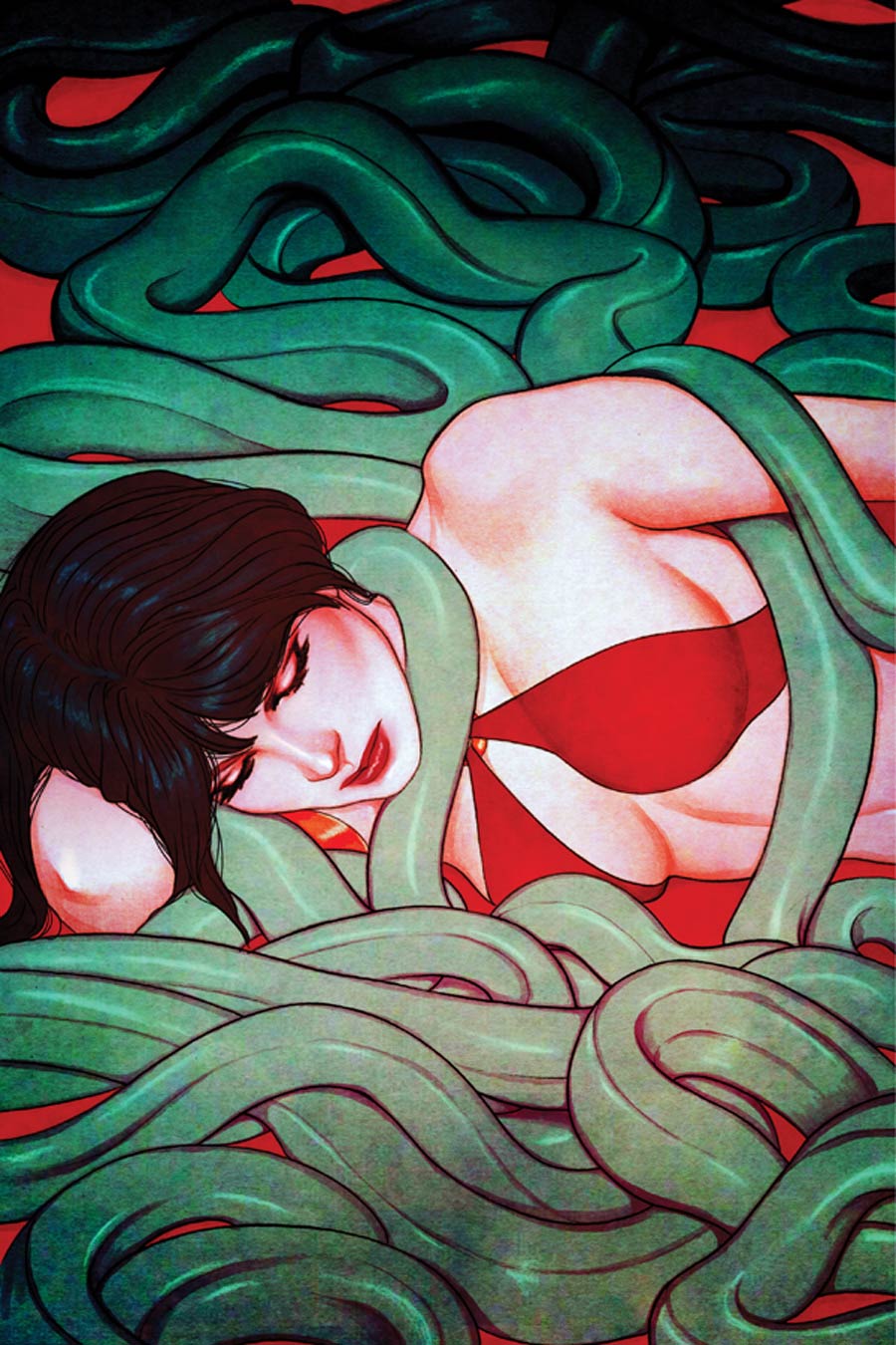 Vampirella Vol 5 #4 Cover E High–End Jenny Frison Virgin Art Ultra-Limited Variant Cover (ONLY 25 COPIES IN EXISTENCE!)