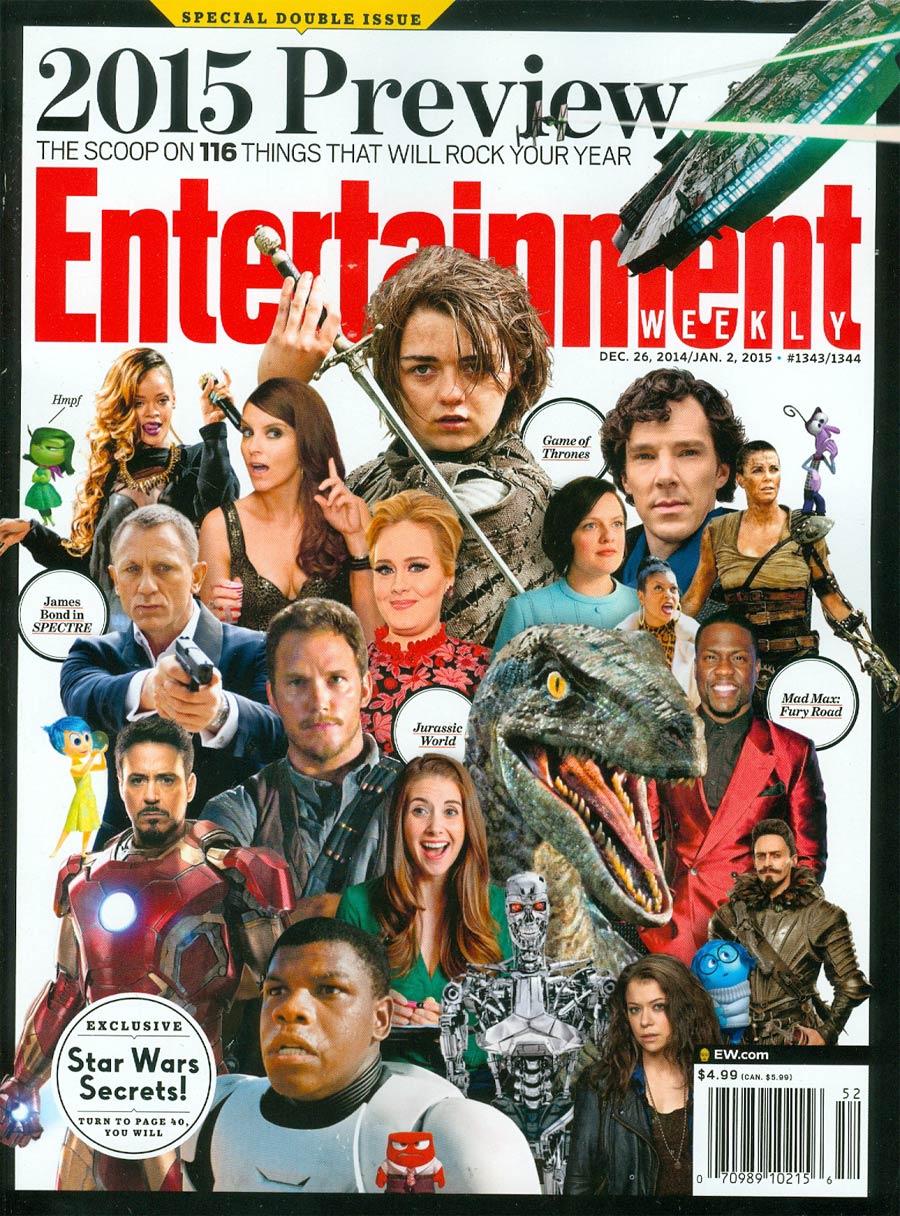 Entertainment Weekly 2015 Preview Dec 26 #1343 / Jan 2 #1344