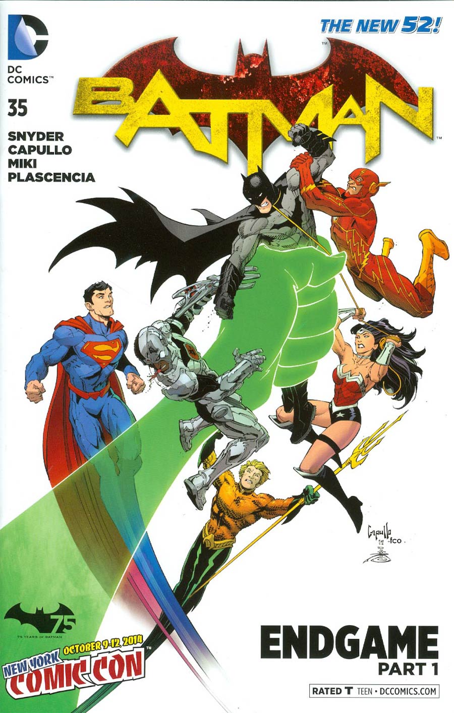 Batman Vol 2 #35 Cover F NYCC 2014 Exclusive Greg Capullo Variant Cover