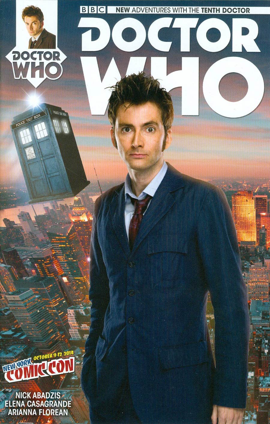 Doctor Who 10th Doctor #1 Cover L NYCC 2014 Exclusive Photo Variant Cover