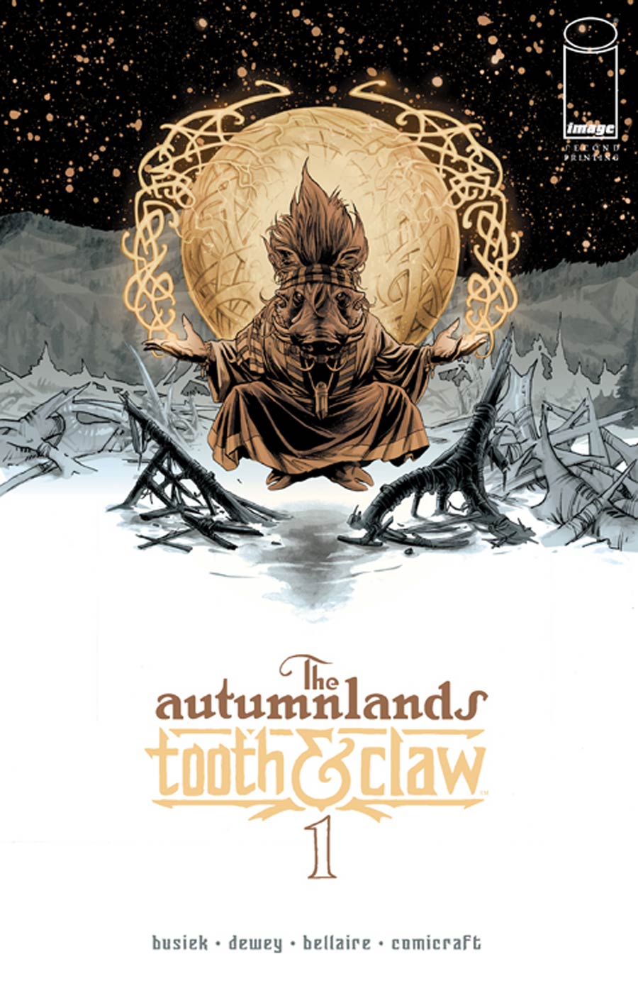 Autumnlands Tooth & Claw #1 Cover C 2nd Ptg Ben Dewey Variant Cover