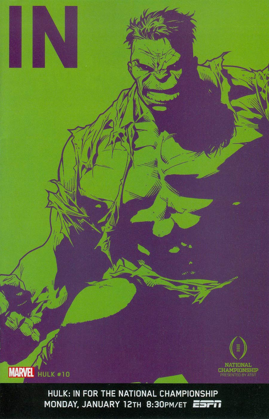 Hulk Vol 3 #10 Cover B Incentive In For The Championship Variant Cover