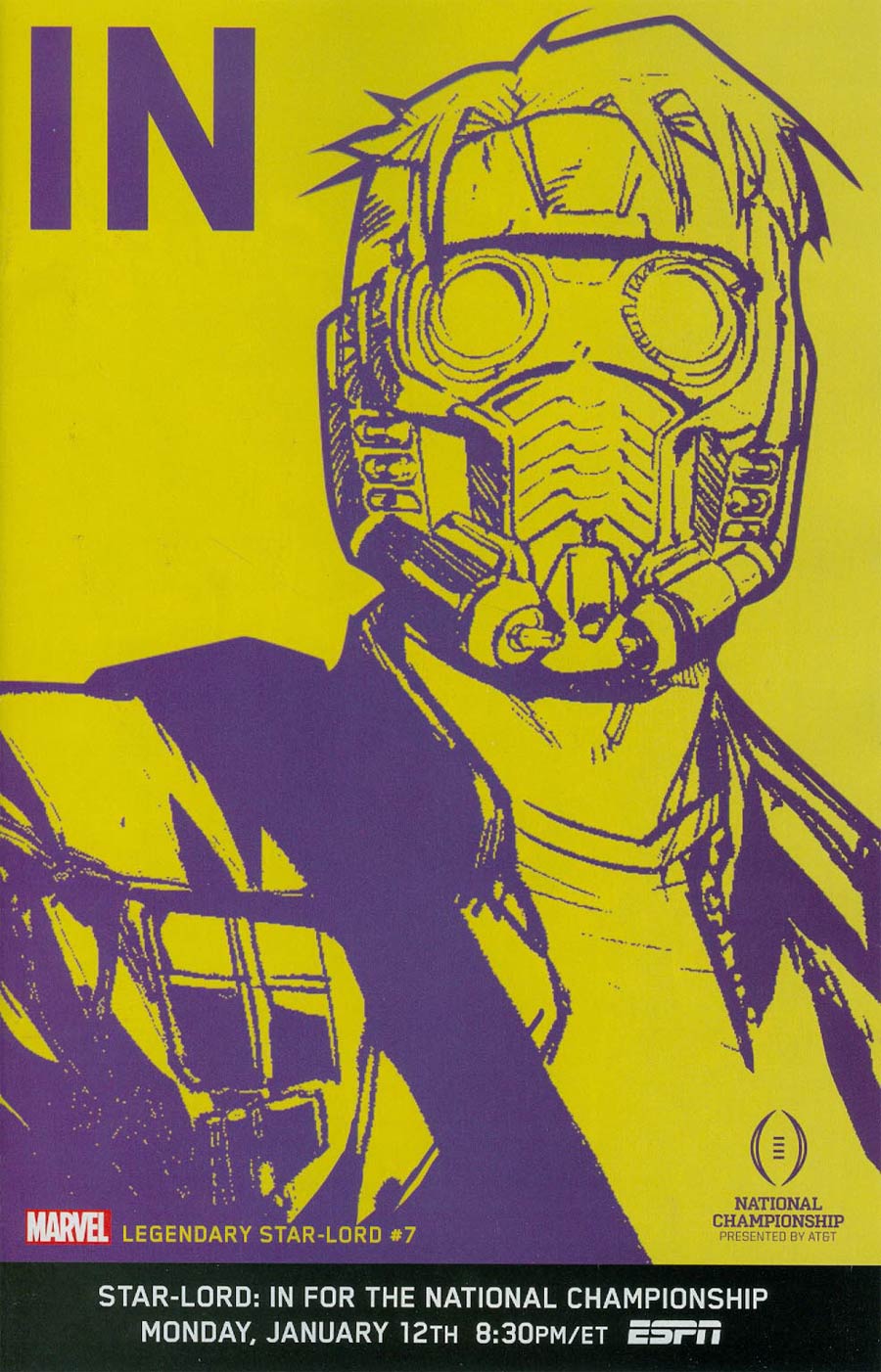 Legendary Star-Lord #7 Cover B Incentive In For The Championship Variant Cover