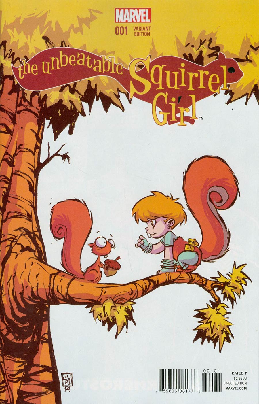 Unbeatable Squirrel Girl #1 Cover B Variant Skottie Young Baby Cover