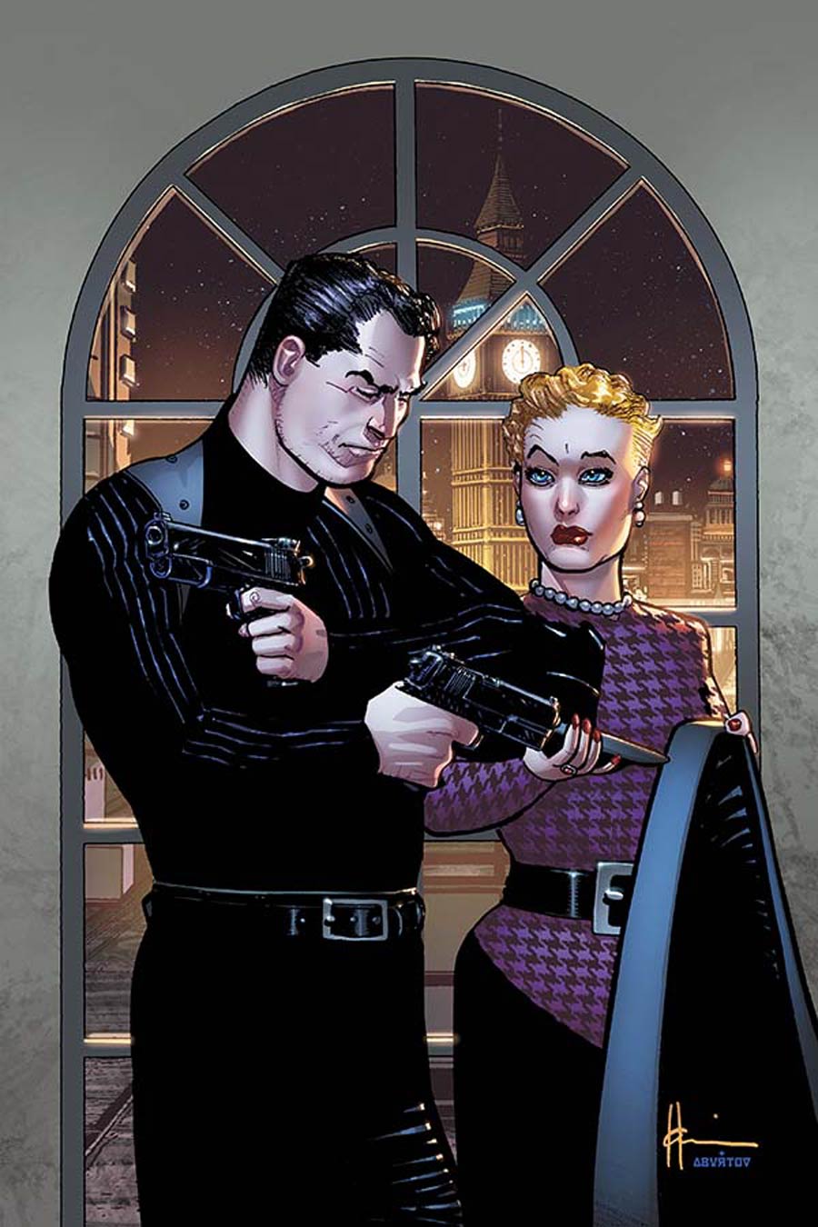Shadow Midnight In Moscow #3 Cover C High-End Howard Chaykin Virgin Art Ultra-Limited Variant Cover (ONLY 50 COPIES IN EXISTENCE!)