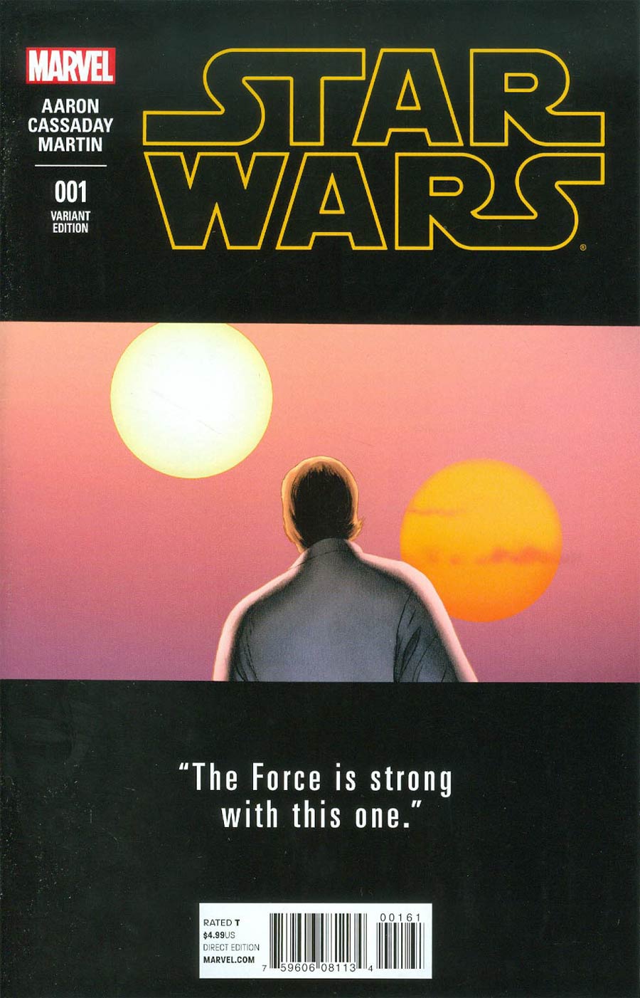 Star Wars Vol 4 #1 Cover O Incentive John Cassaday Teaser Variant Cover
