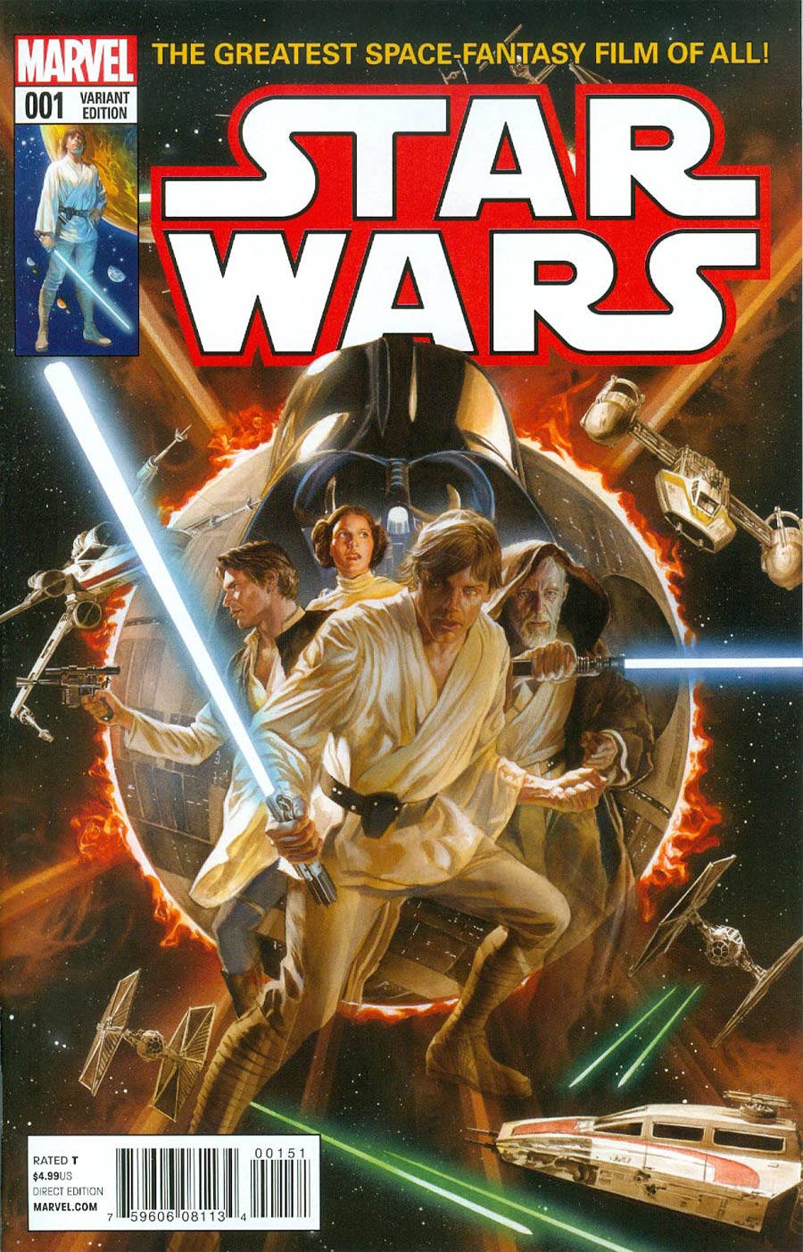 Star Wars Vol 4 #1 Cover R Incentive Alex Ross Color Variant Cover