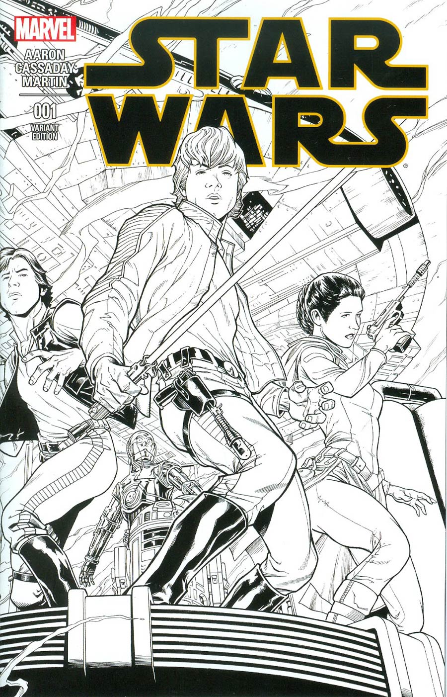 Star Wars Vol 4 #1 Cover U Incentive Joe Quesada Sketch Variant Cover
