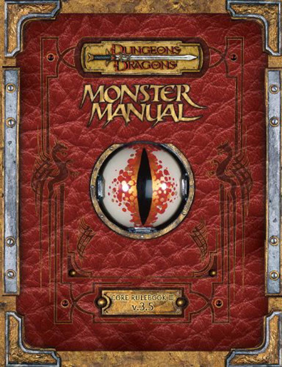 Dungeons & Dragons Monster Manual With Errata Core Rulebook III Version 3.5 HC
