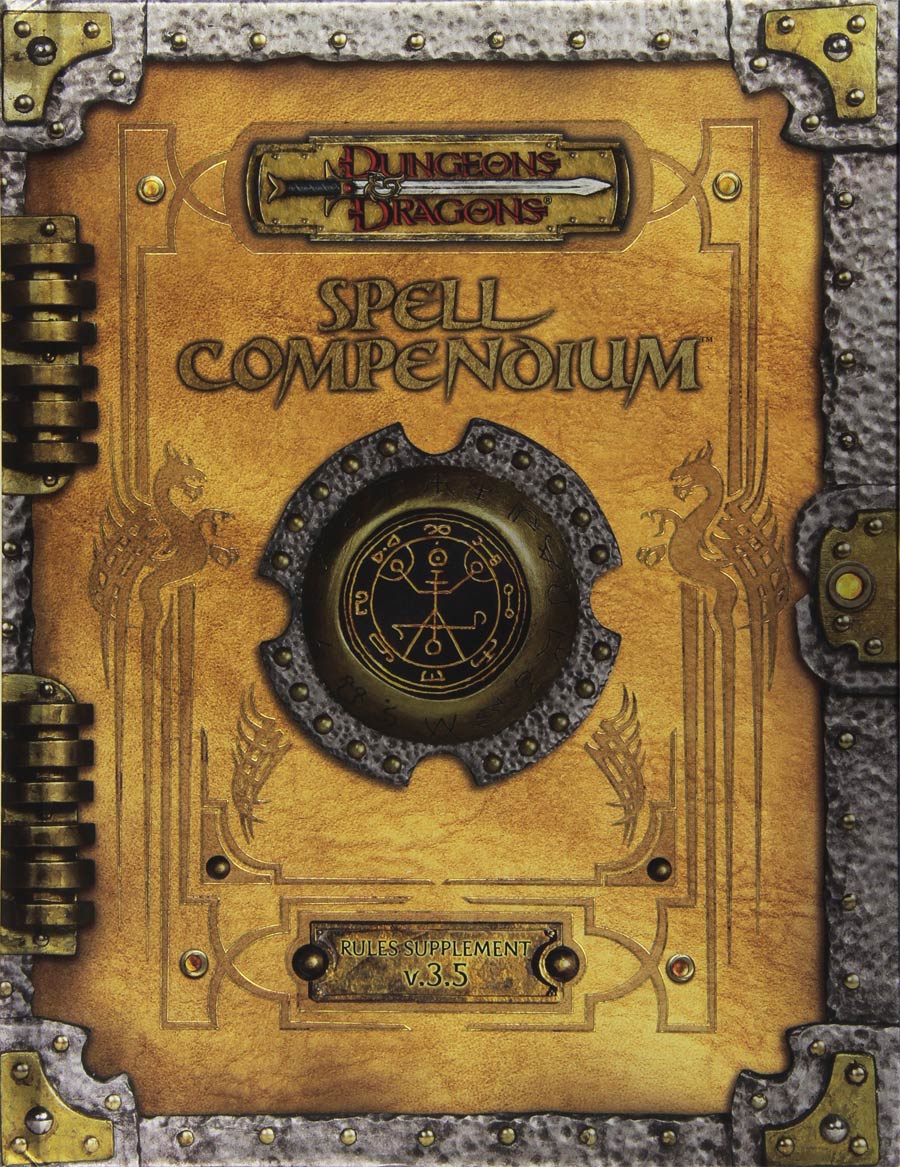 Dungeons & Dragons Spell Compendium Rules Supplement Version 3.5 Premium HC