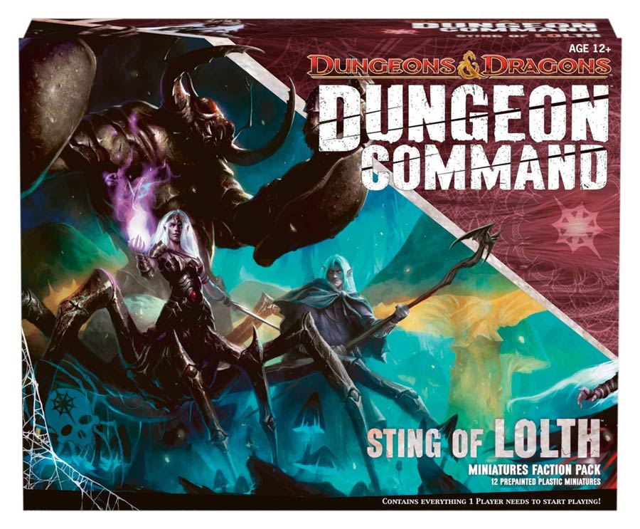 Dungeons & Dragons Dungeon Command Miniatures Faction Pack - Sting Of Lolth