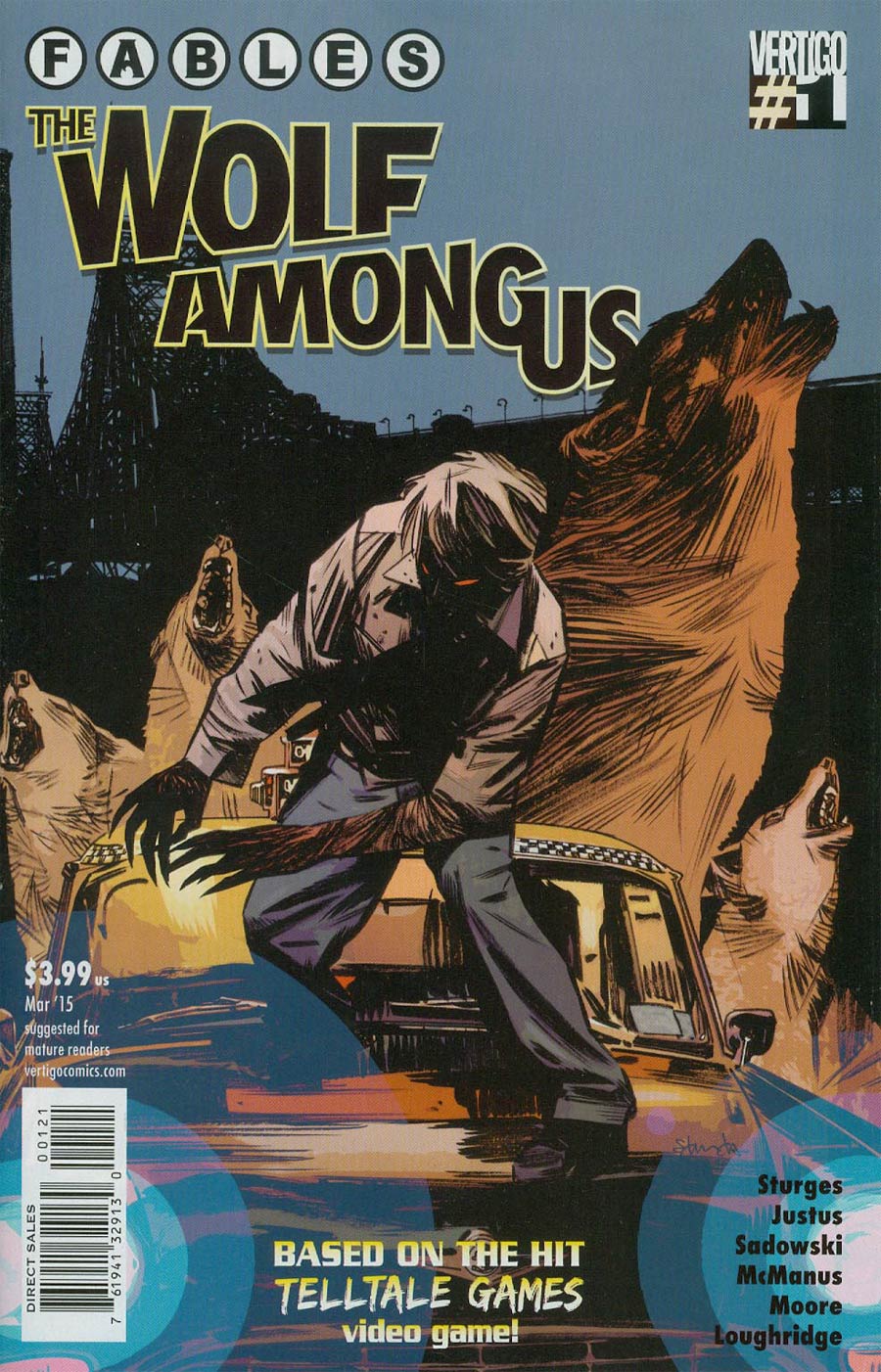 Fables The Wolf Among Us #1 Cover B Incentive Tommy Lee Edwards Variant Cover