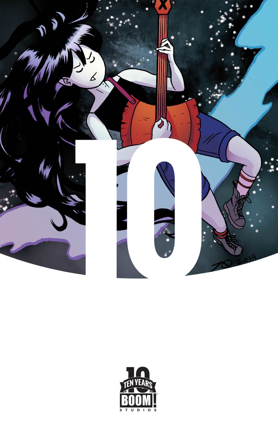 Adventure Time Marceline Gone Adrift #1 Cover D Incentive Joe Quinones 10 Years Anniversary Virgin Variant Cover