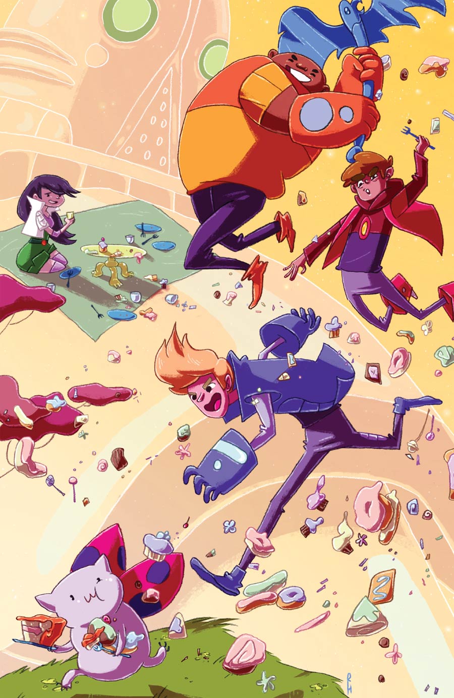 Bravest Warriors #28 Cover C Incentive Rachael Hunt Virgin Variant Cover