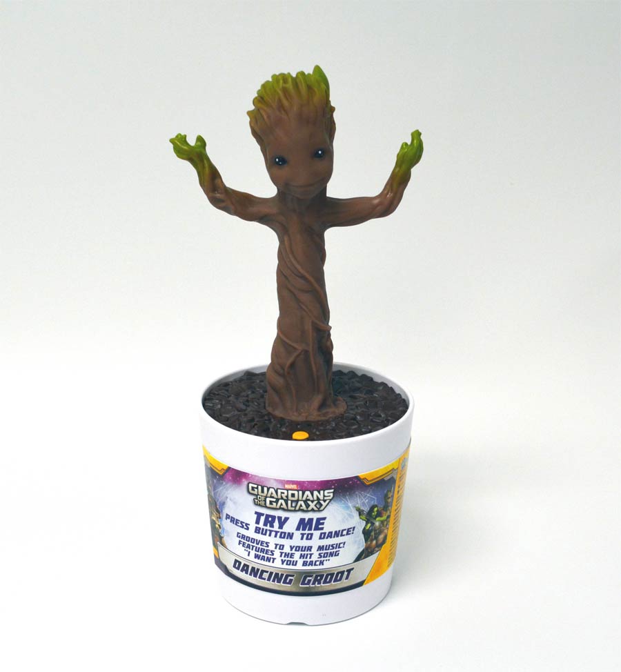 Guardians Of The Galaxy Dancing Baby Groot Electronic Figure