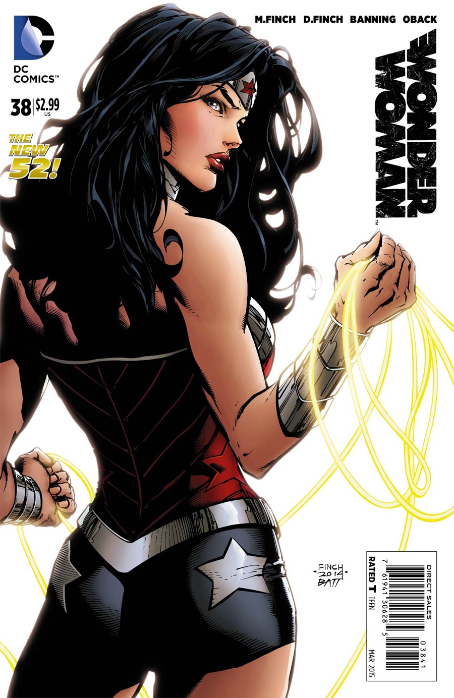 Wonder Woman Vol 4 #38 Cover D Incentive David Finch Variant Cover