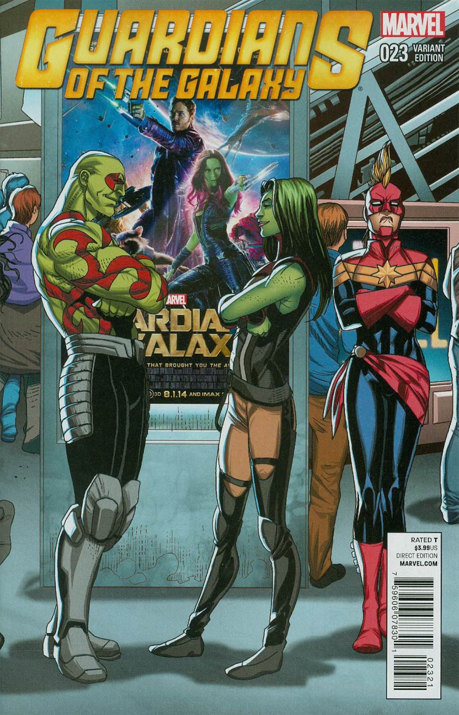 Guardians Of The Galaxy Vol 3 #23 Cover B Incentive Welcome Home Variant Cover
