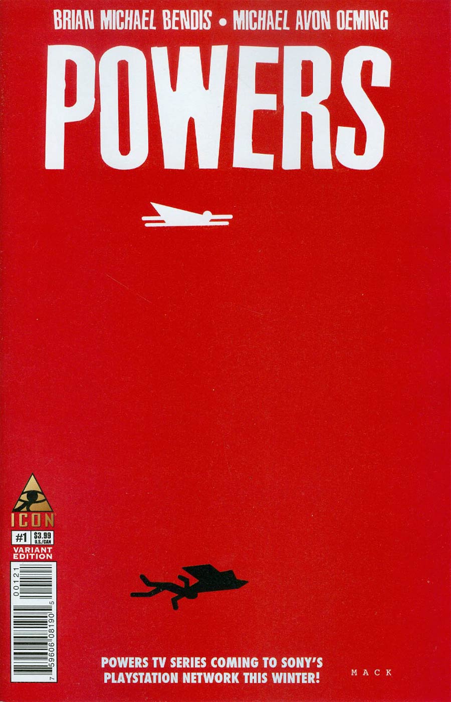 Powers Vol 4 #1 Cover B Incentive David Mack Variant Cover