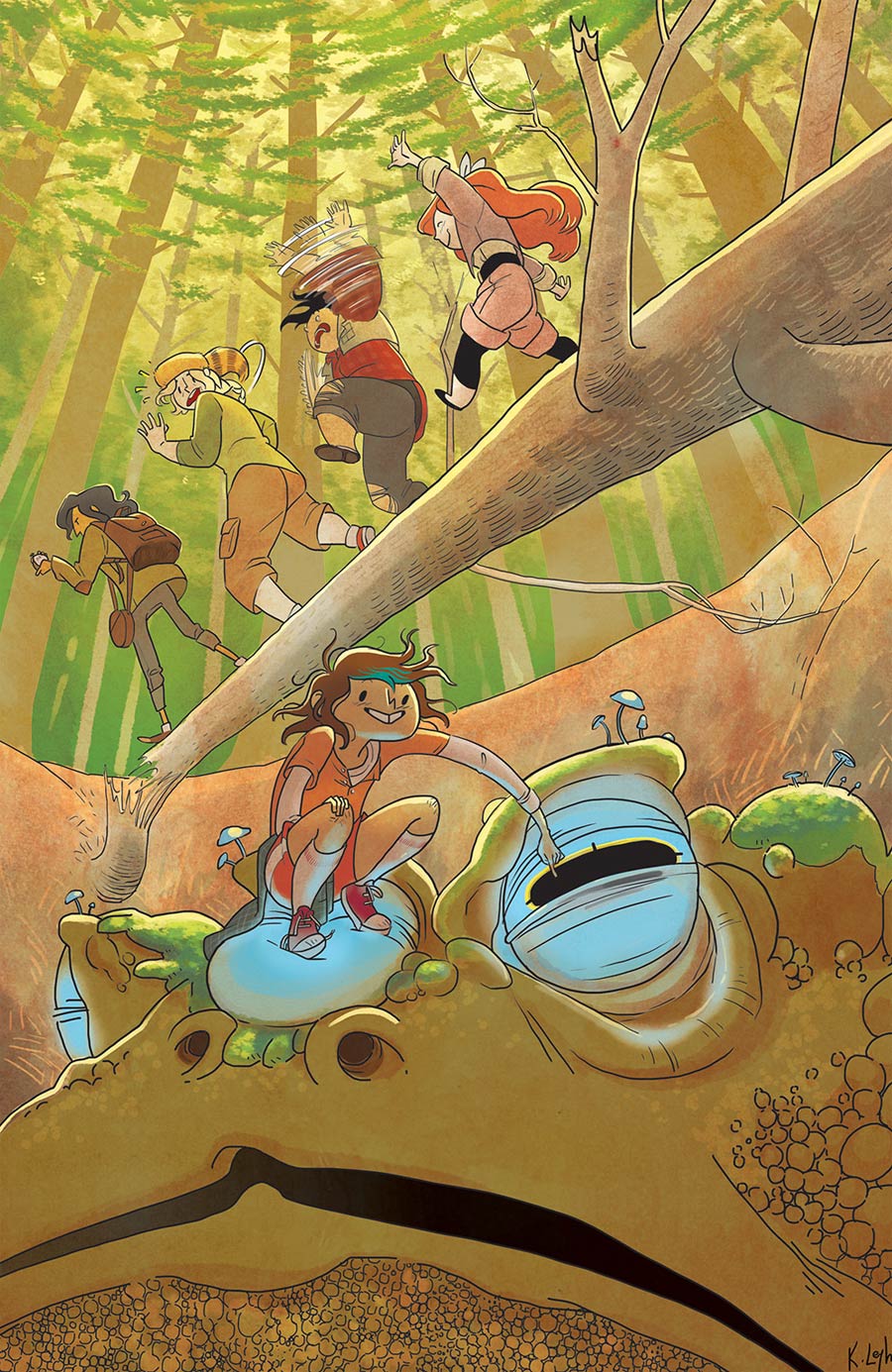 Lumberjanes #10 Cover B Incentive Kat Leyh Virgin Variant Cover