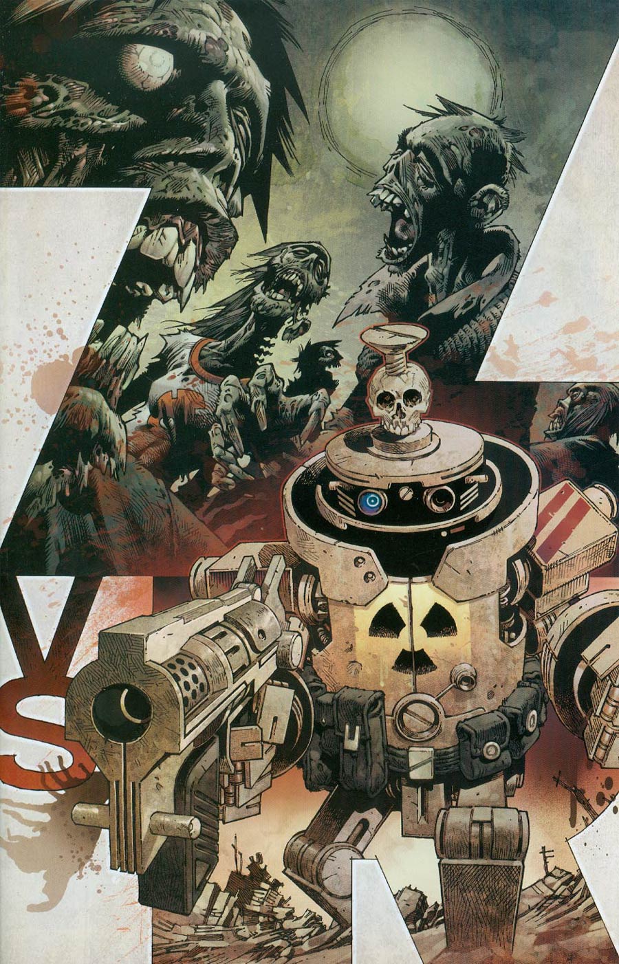Zombies vs Robots Vol 2 #1 Cover C Incentive Gabriel Rodriguez Variant Cover