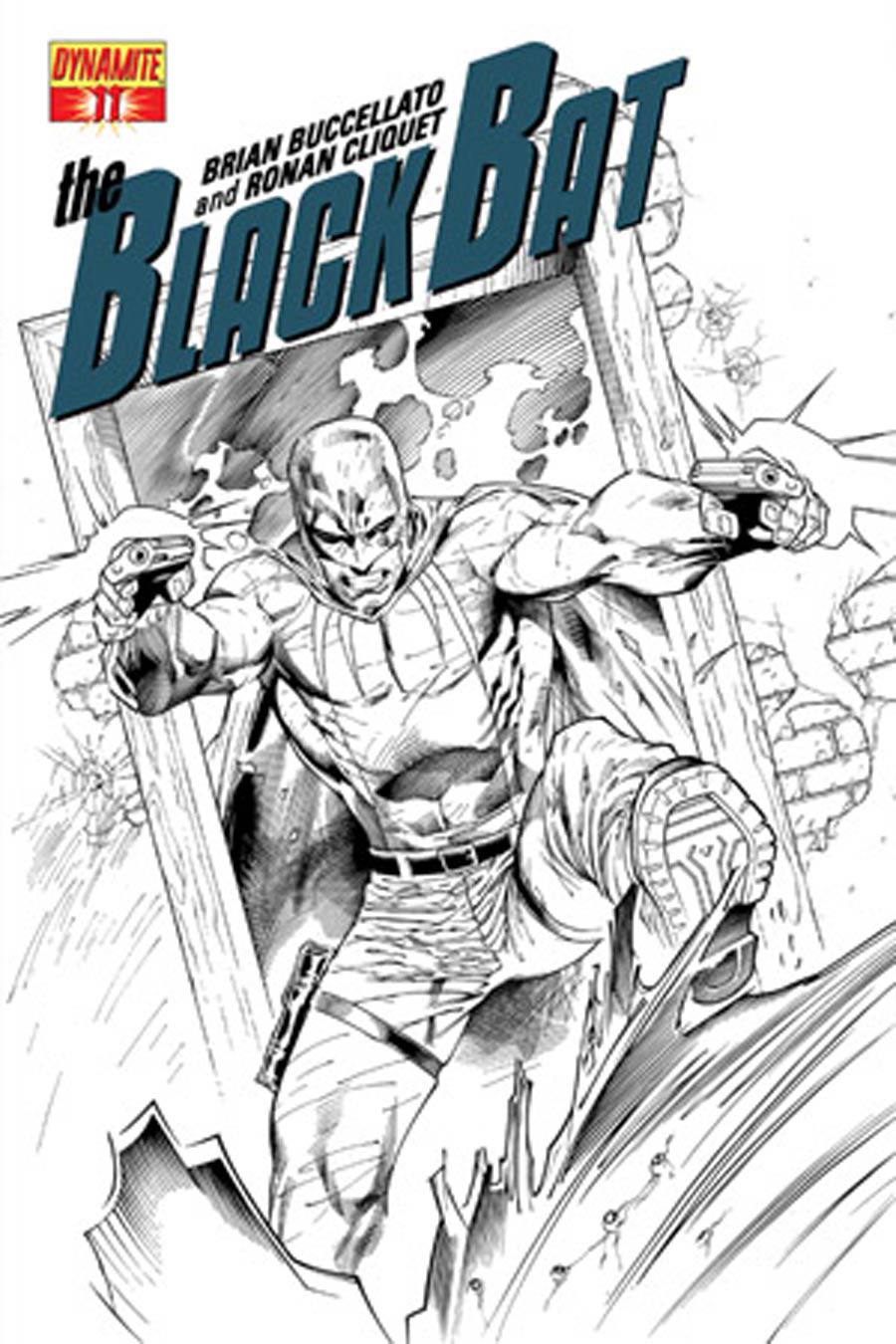 Black Bat #11 Cover C High-End Ardian Syaf Black & White Ultra-Limited Variant Cover (ONLY 50 COPIES IN EXISTENCE!)