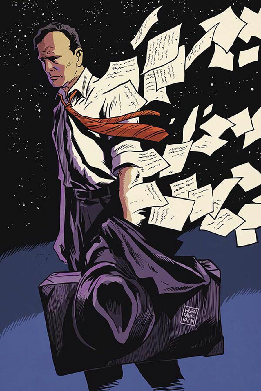 Twilight Zone Shadow & Substance #1 Cover H Incentive Francesco Francavilla Virgin Cover