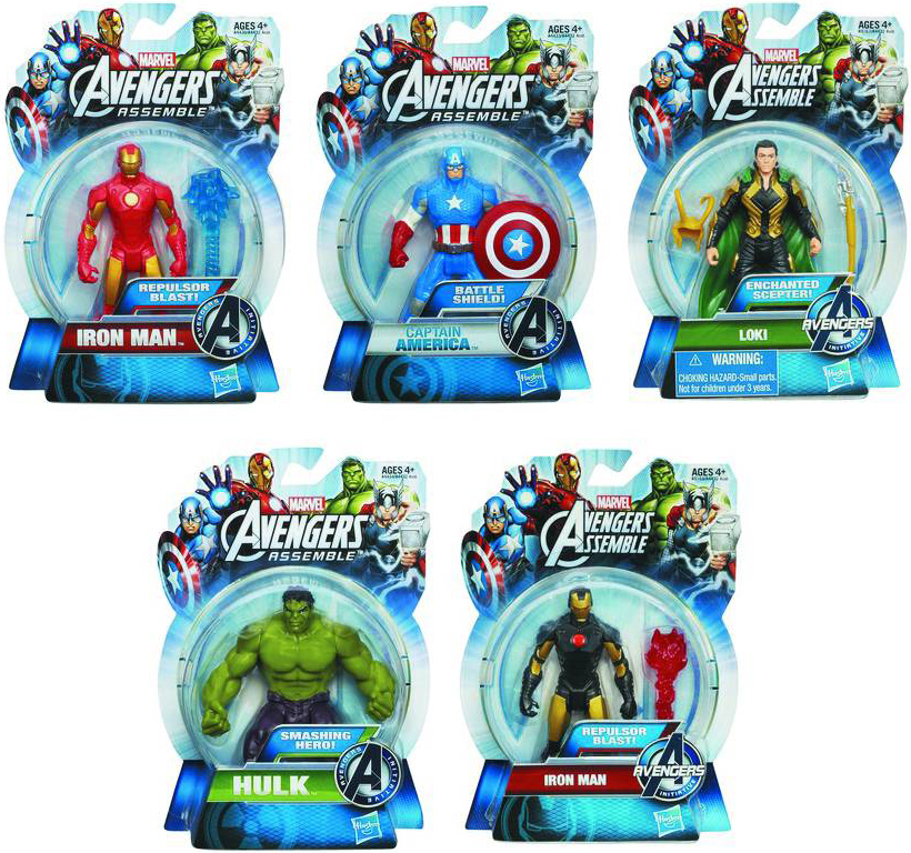 Avengers Assemble Action Figure Assortment Case 201402 Complete 5-Figure Set
