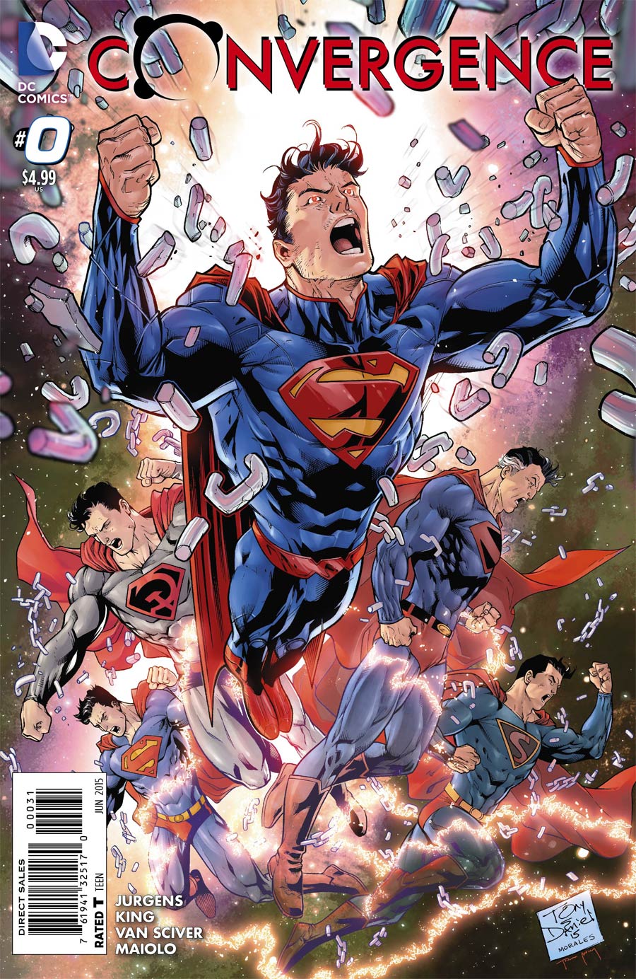 Convergence #0 Cover B Variant Tony S Daniel Cover