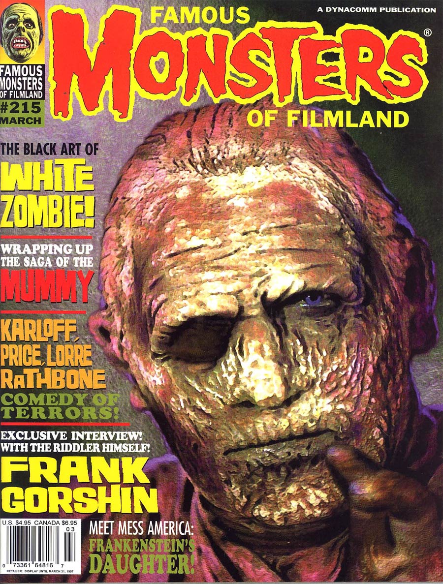 Famous Monsters of Filmland #215