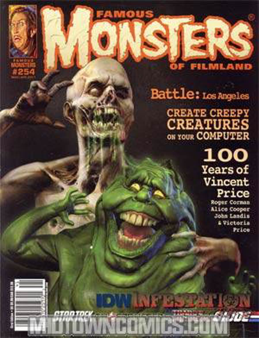 Famous Monsters Of Filmland #254 Mar/Apr 2011 Newsstand Edition Bryan Wynia Cover