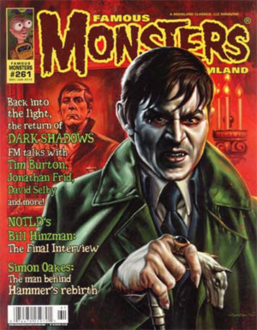 Famous Monsters Of Filmland #261 May / Jun 2012 Newsstand Edition Depp Barnabus Cover