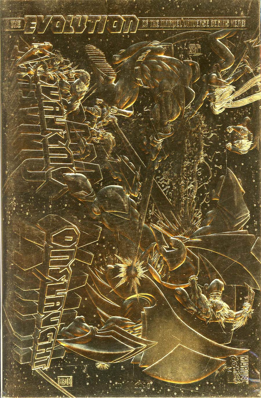 Onslaught X-Men #1 Cvr C 22 Karat Gold Limited Edition