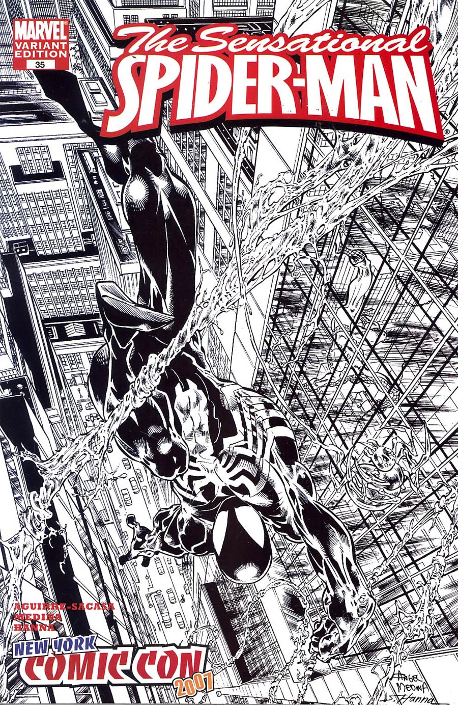 Sensational Spider-Man Vol 2 #35 Cover B 1st Ptg New York Comic Con 2007 Variant