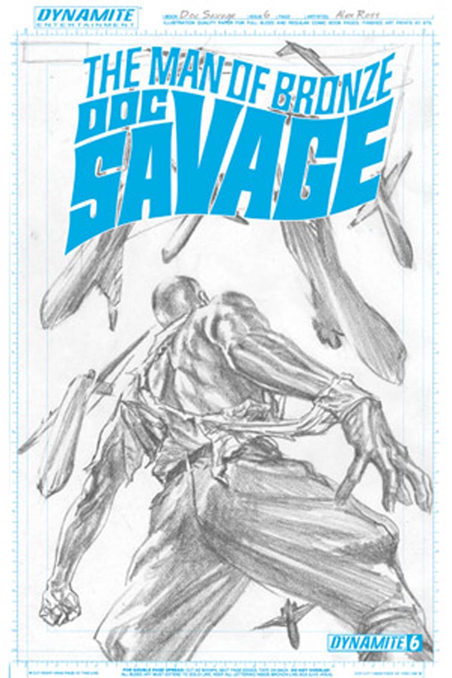 Doc Savage Vol 5 #6 Cover E High-End Alex Ross Art Board Ultra-Limited Variant Cover (ONLY 25 COPIES IN EXISTENCE!)