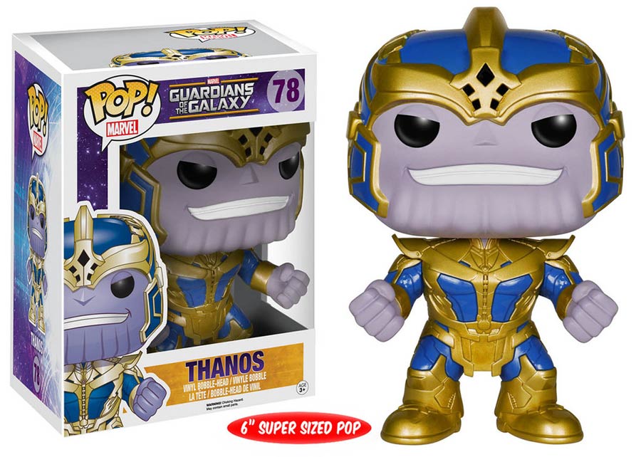 POP Marvel 78 Guardians Of The Galaxy Thanos 6-Inch Vinyl Bobble Head