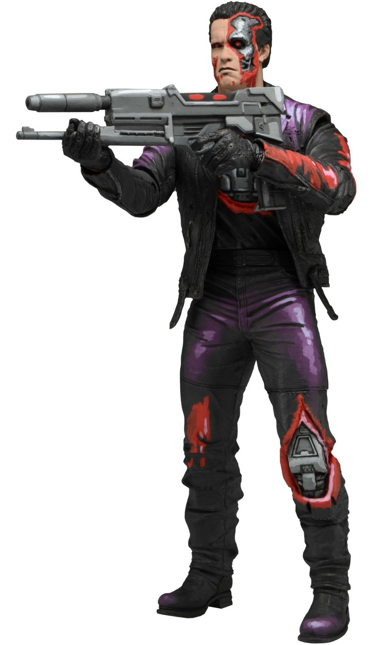Robocop vs Terminator Video Game Plasma Rifle T-800 Terminator 7-Inch Action Figure