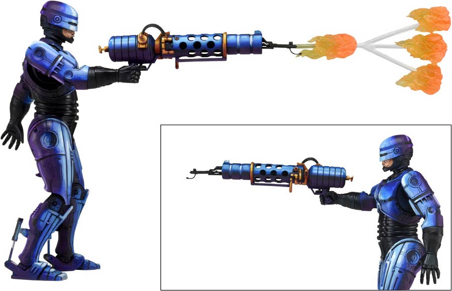 Robocop vs Terminator Video Game Flame Thrower Robocop 7-Inch Action Figure