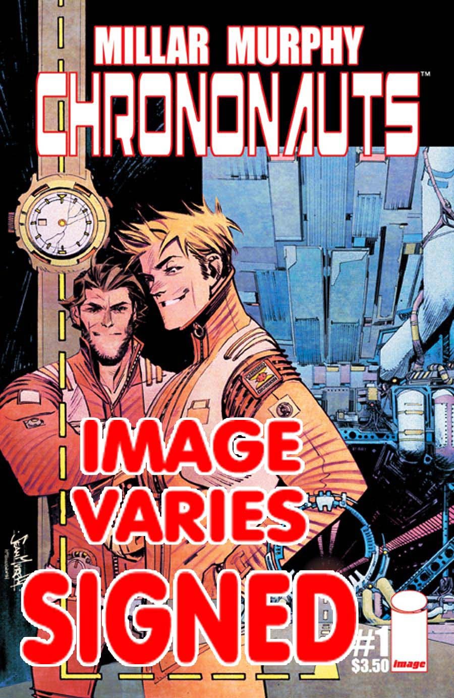 Chrononauts #1 Cover G Signed By Sean Gordon Murphy (Cover Filled Randomly)