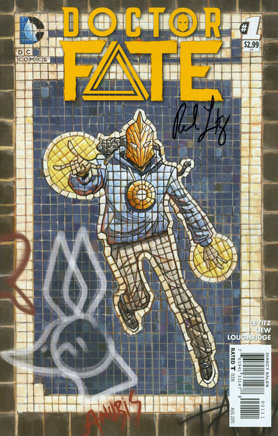 Doctor Fate Vol 4 #1 Cover C Regular Sonny Liew Cover Signed By Paul Levitz