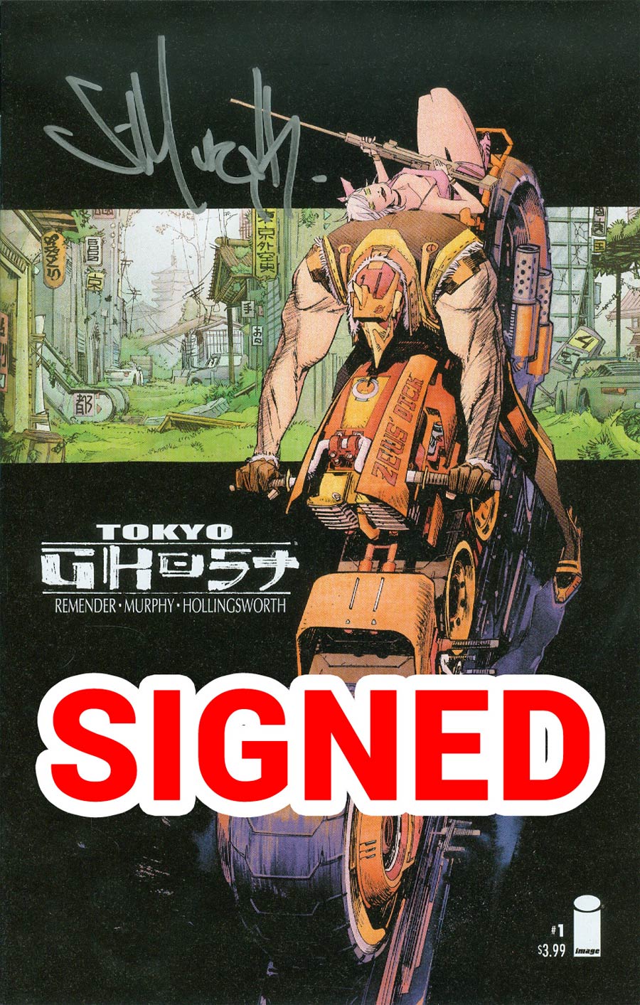 Tokyo Ghost #1 Cover C Regular Sean Murphy Cover Signed By Sean Murphy
