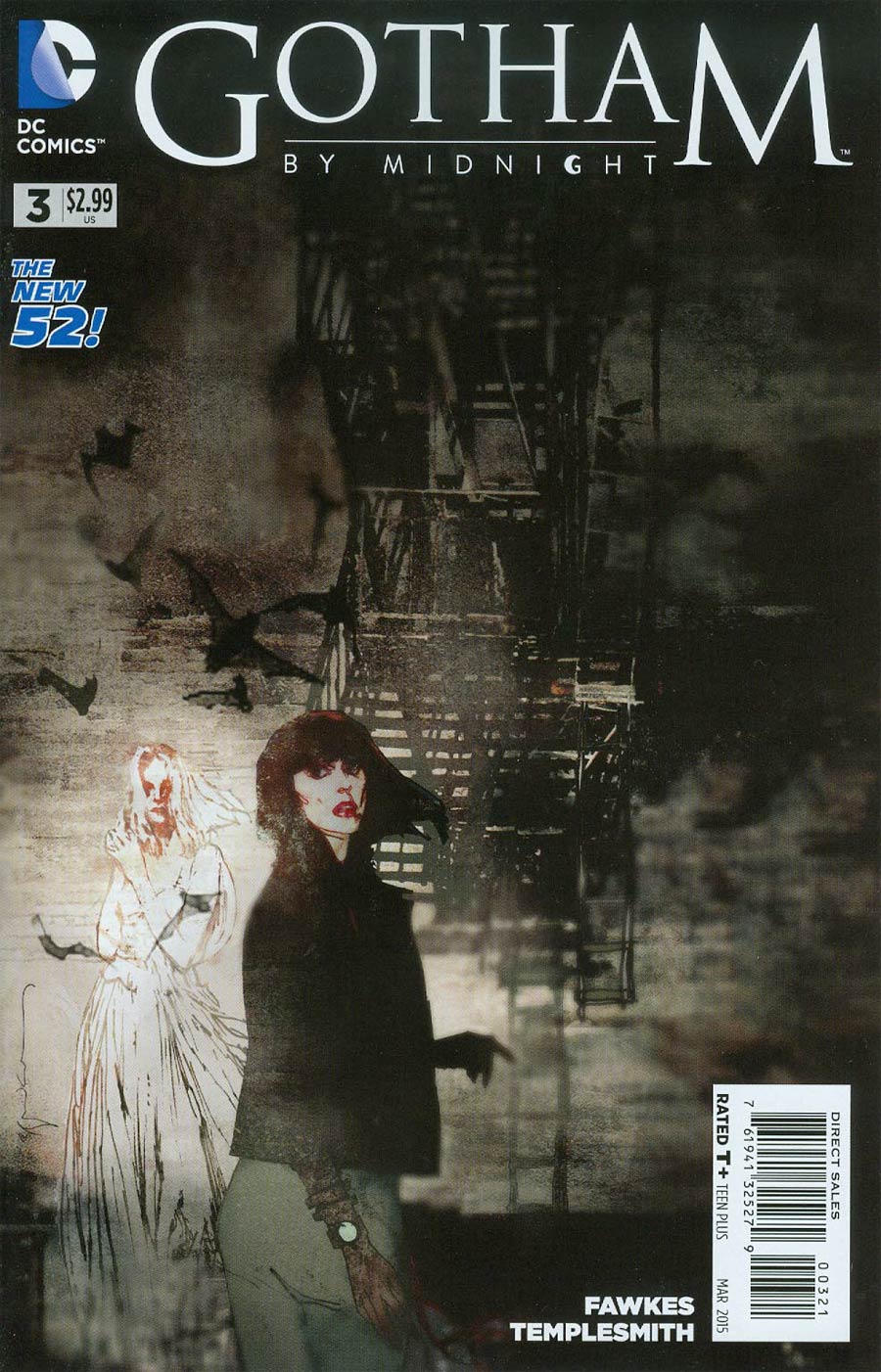 Gotham By Midnight #3 Cover B Incentive Chris Burnham Variant Cover