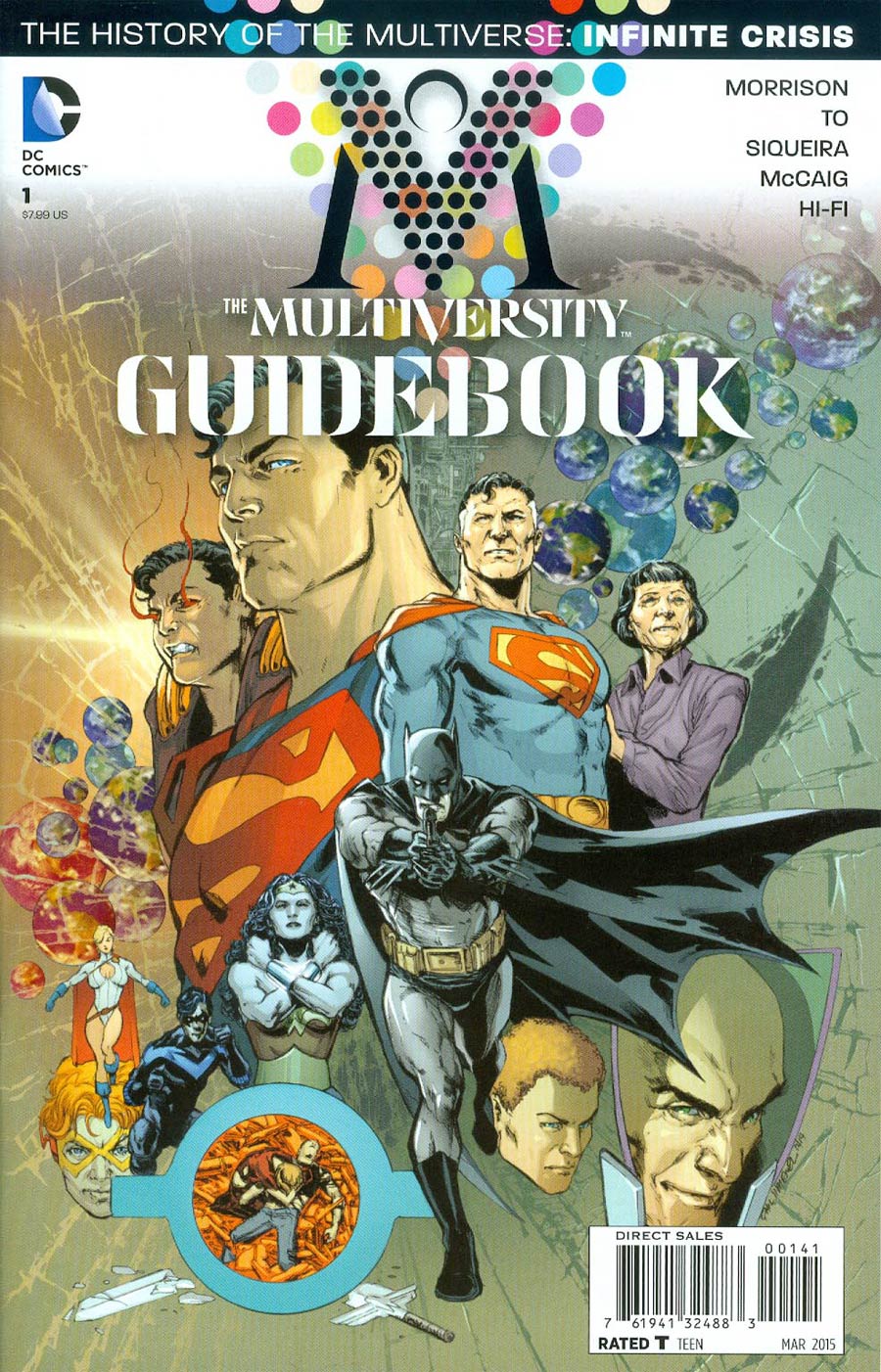 Multiversity Guidebook #1 Cover D Incentive Phil Jimenez Variant Cover