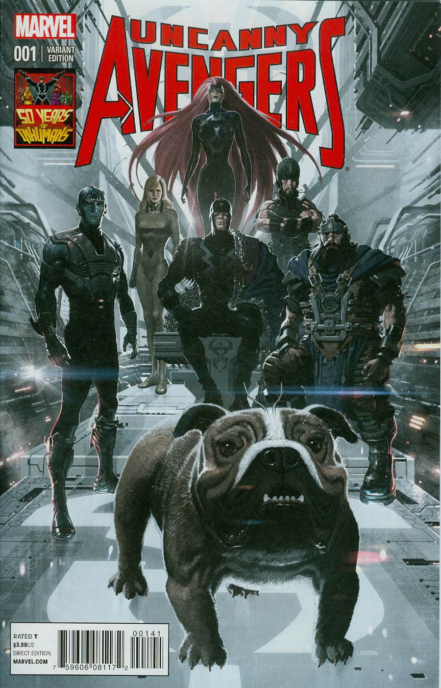 Uncanny Avengers Vol 2 #1 Cover F Incentive Ladronn Inhuman 50th Anniversary Variant Cover