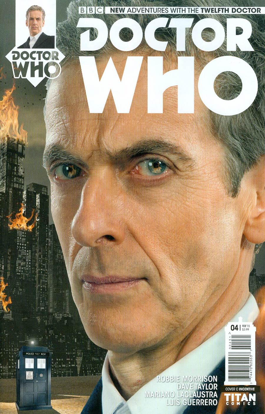 Doctor Who 12th Doctor #4 Cover C Incentive Doctor Photo Variant Cover