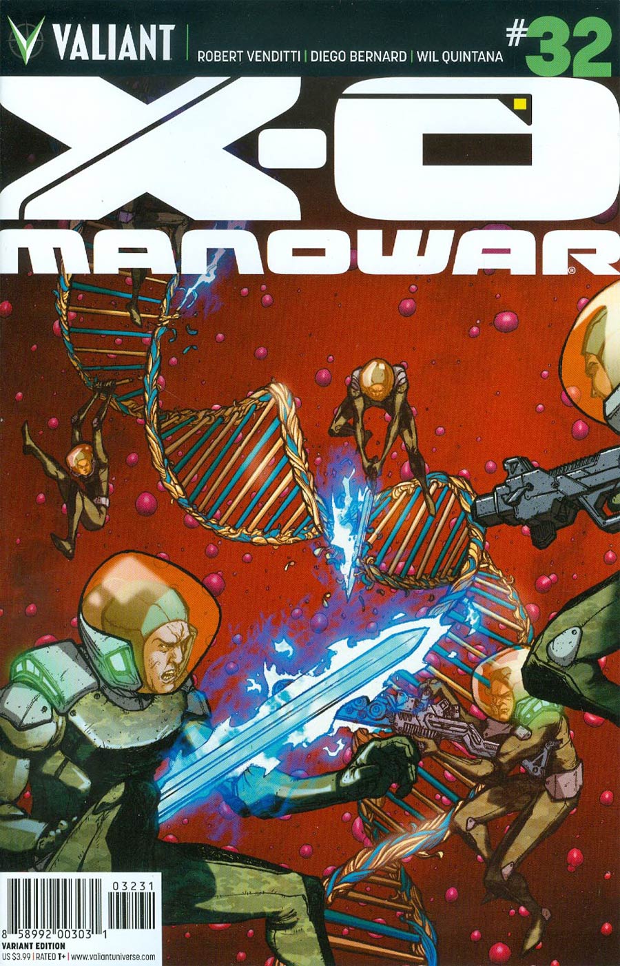 X-O Manowar Vol 3 #32 Cover C Incentive Ryan Lee Variant Cover