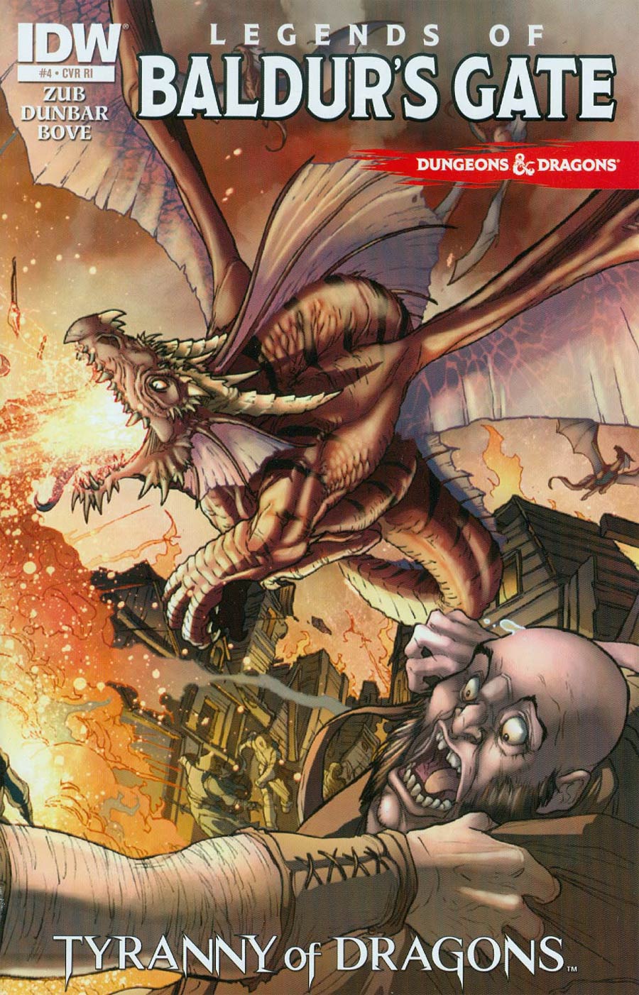 Dungeons & Dragons Legends Of Baldurs Gate #4 Cover C Incentive Wizards Of The Coast Tyranny Of Dragons Variant Cover (Tyranny Of Dragons Tie-In)